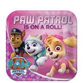 طبق مربع باو باترول جيرل، 9 سم، 8 قطع